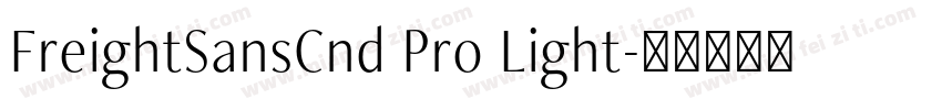 FreightSansCnd Pro Light字体转换